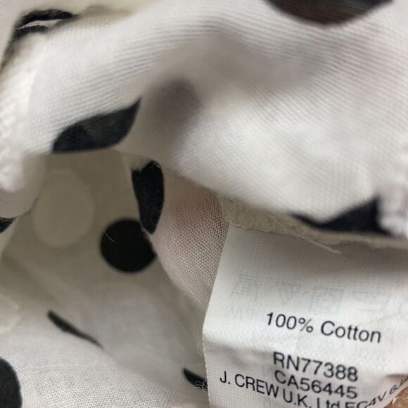 JCREW mixed polka dot popover cotton shirt - Picture 3 of 5